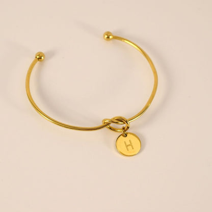 Pulsera con inicial personalizable - Moroveta