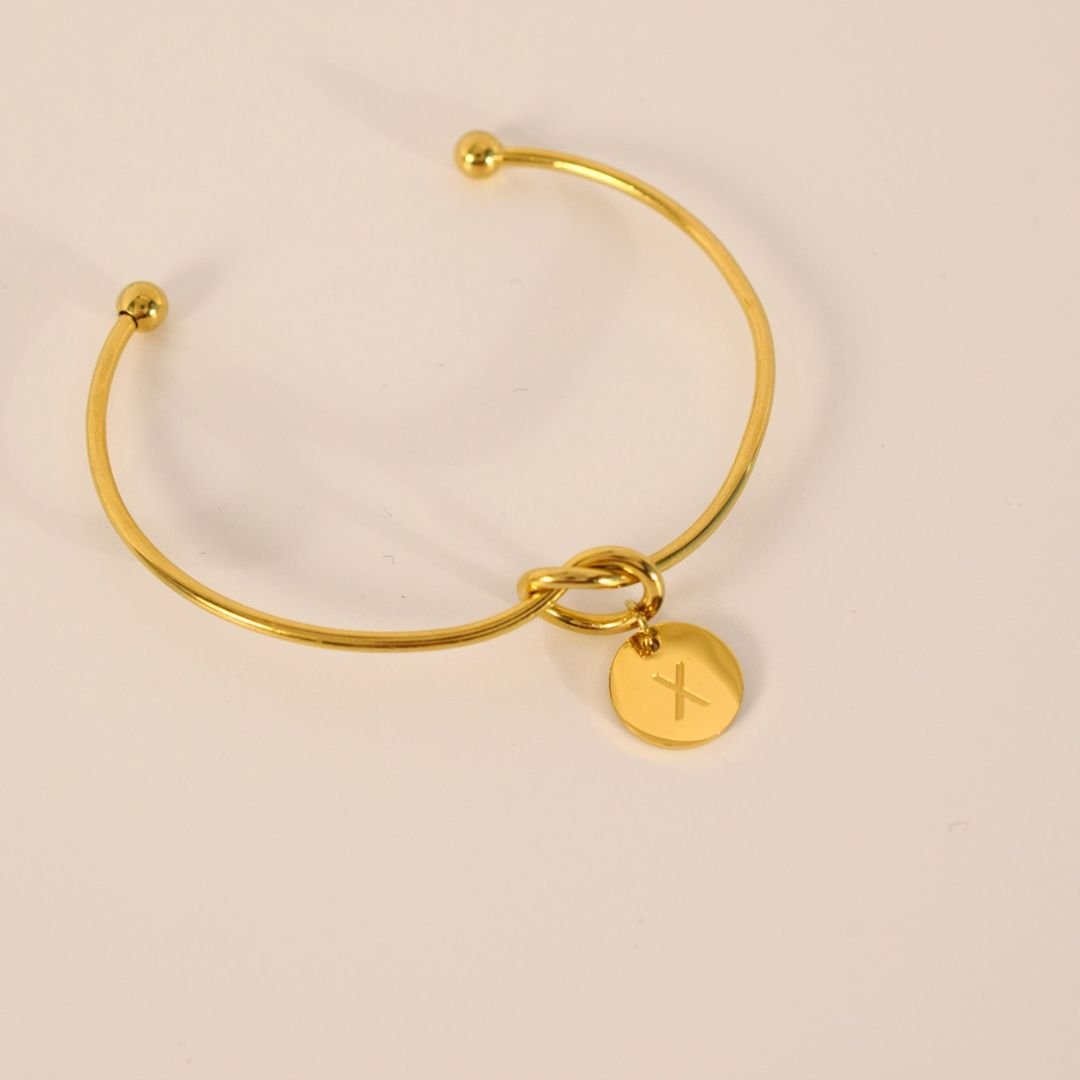 Pulsera con inicial personalizable - Moroveta