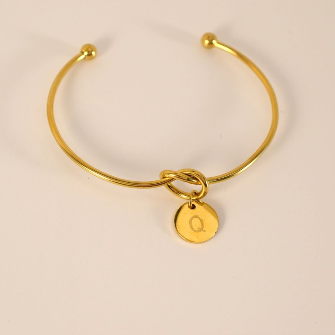 Pulsera con inicial personalizable - Moroveta