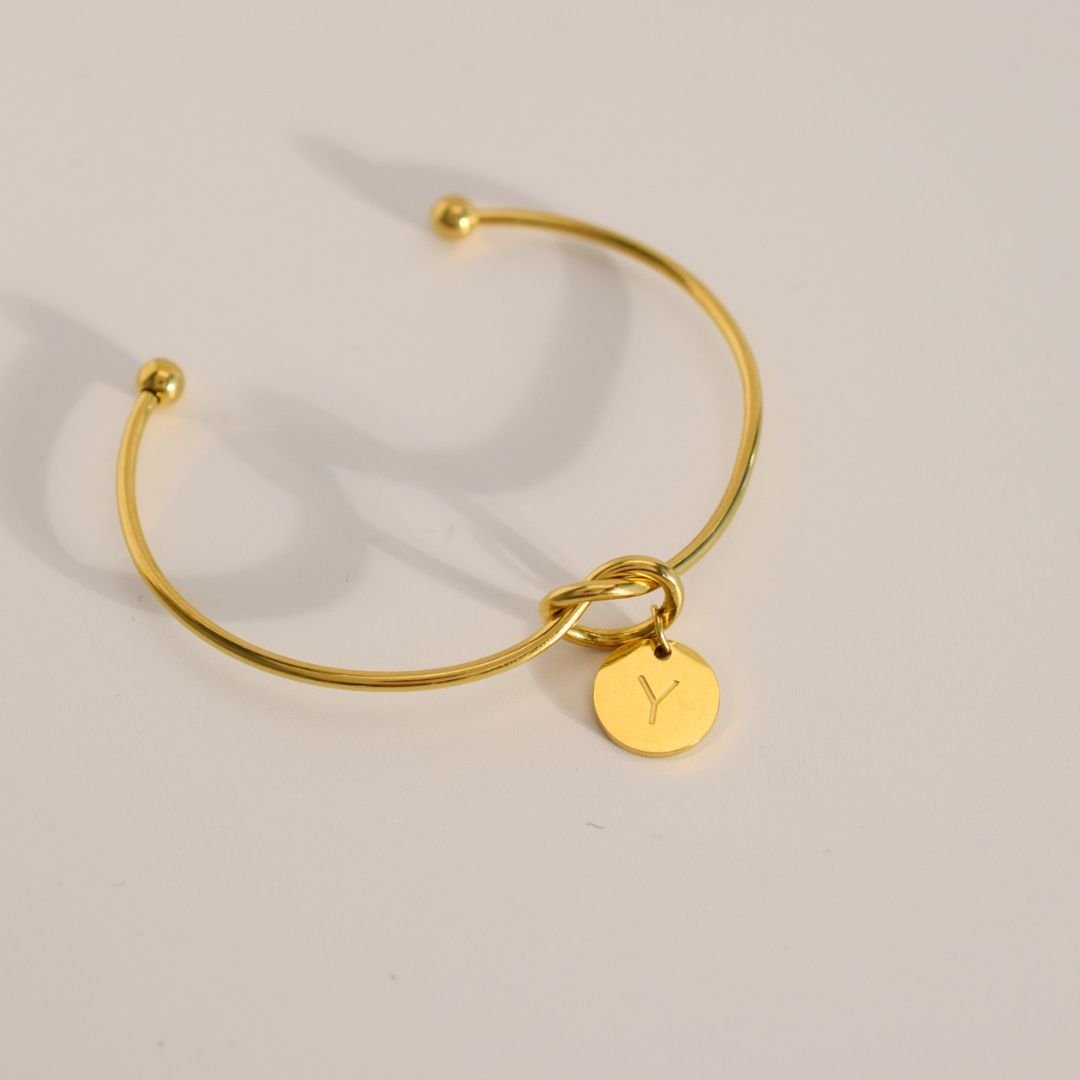 Pulsera con inicial personalizable - Moroveta