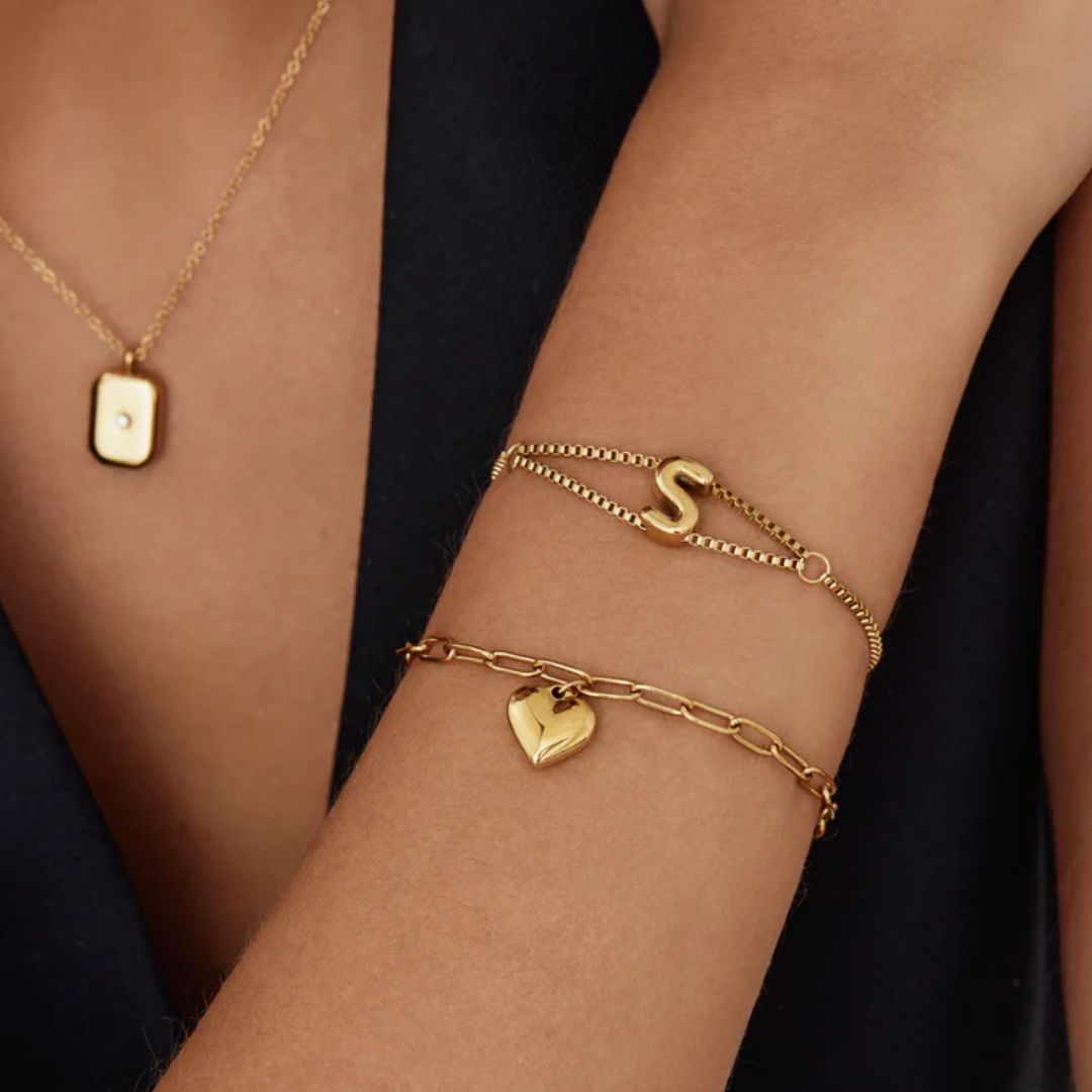 Pulsera con nombre Bubble - Moroveta