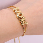 Pulsera con nombre Bubble - Moroveta