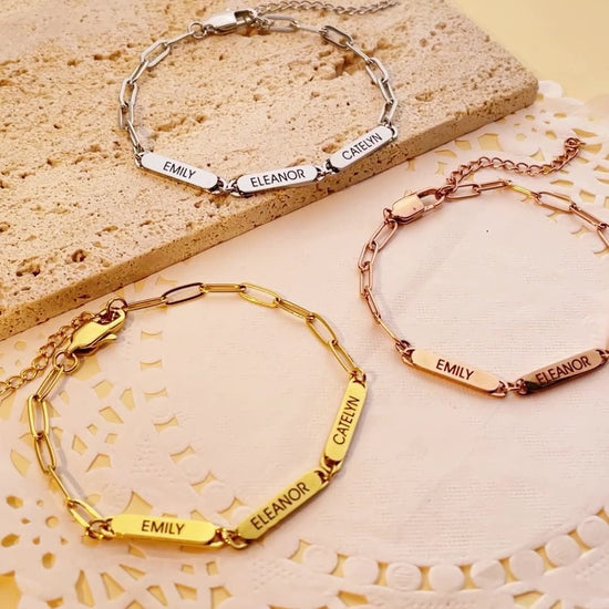 Pulsera con nombres personalizados - Moroveta