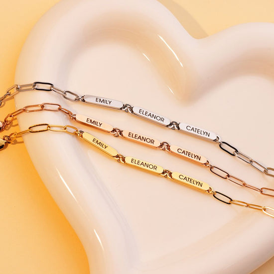 Pulsera con nombres personalizados - Moroveta