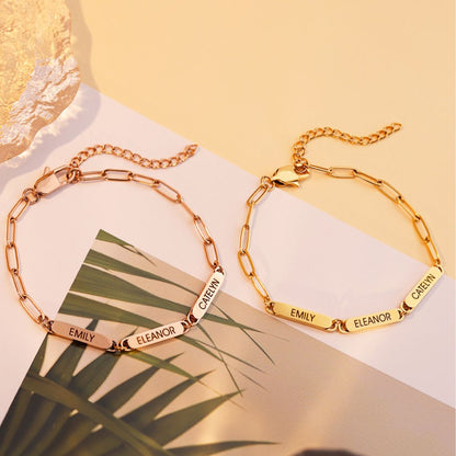 Pulsera con nombres personalizados - Moroveta