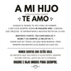 Este mensaje en español transmite el amor eterno de una madre a su hijo, recordándole que siempre estarán conectados. La Pulsera con nudo infinito - A mi hijo simboliza ese vínculo inquebrantable, sin importar la distancia.