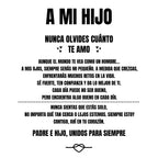 Pulsera con nudo infinito personalizable – A mi hijo - Moroveta