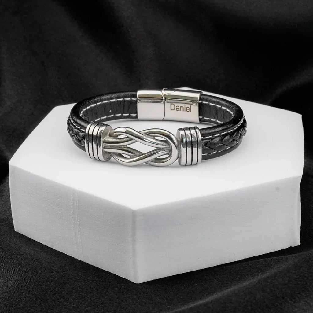 Pulsera con nudo infinito personalizable – A mi hijo - Moroveta