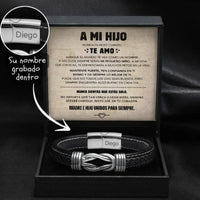 Pulsera con nudo infinito personalizable – A mi hijo - Moroveta