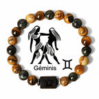 Pulsera con signo zodiacal de piedras naturales Moodiak - Moroveta