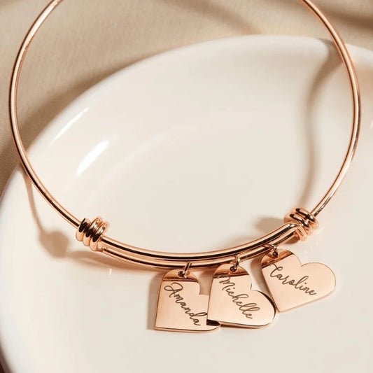 Pulsera Corazones Eternos Personalizada - Moroveta