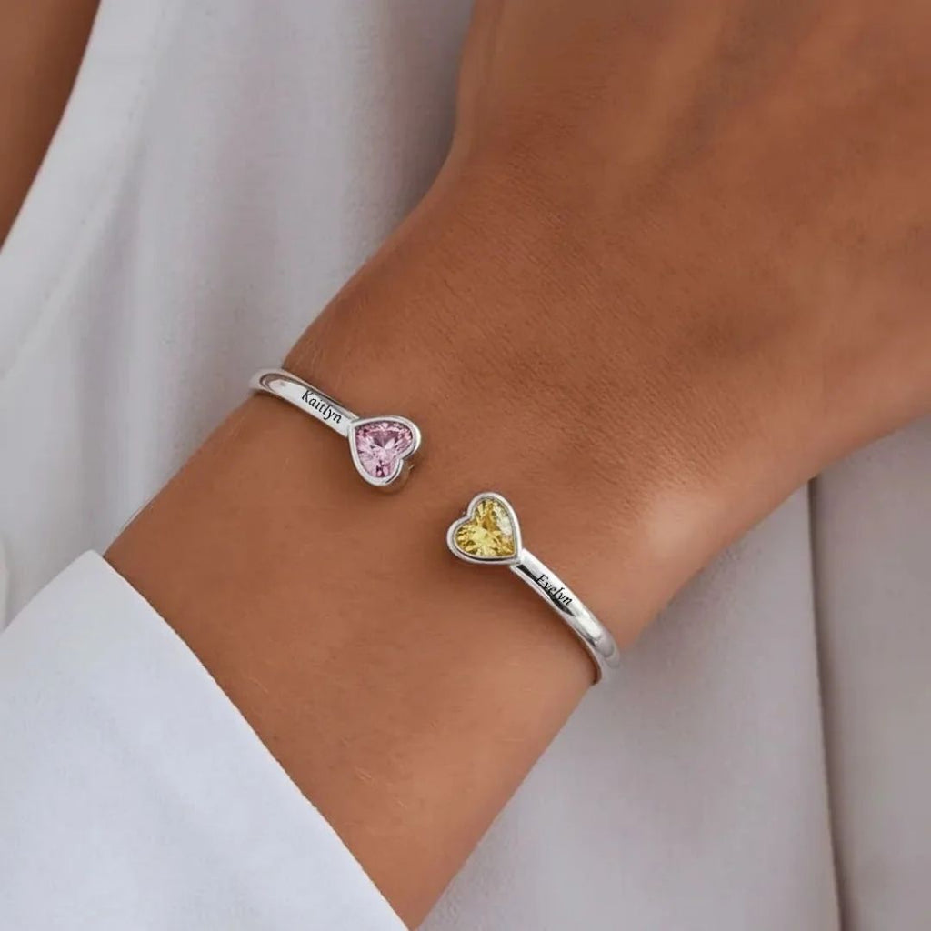 Pulsera Corazones Unidos Mamá e Hija - Moroveta