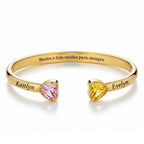 Pulsera Corazones Unidos Mamá e Hija - Moroveta