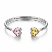 Pulsera Corazones Unidos Mamá e Hija - Moroveta