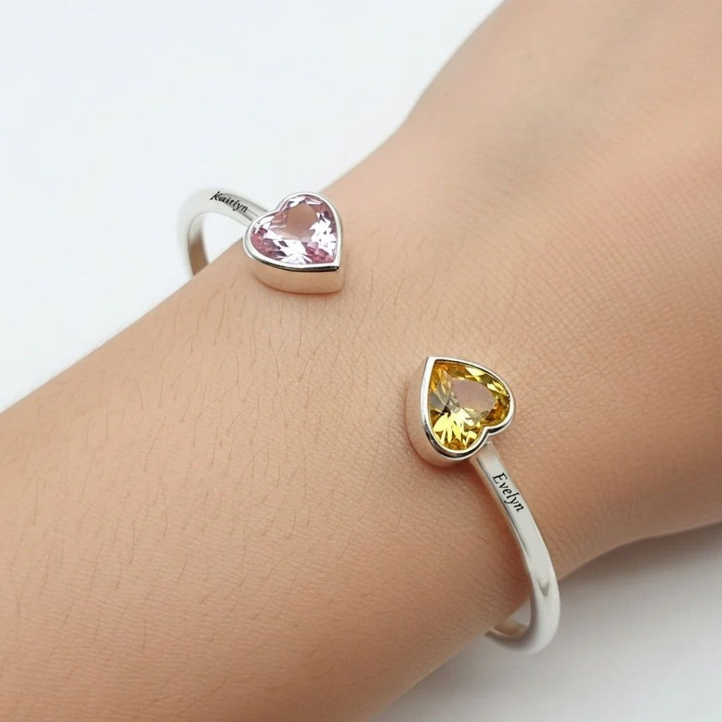 Pulsera Corazones Unidos Mamá e Hija - Moroveta