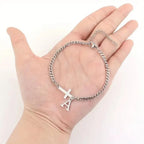 Pulsera Cruz con Inicial Personalizada (Oferta 2x1) - Moroveta