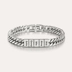 Pulsera cubana grabada para hombre - Moroveta