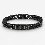Pulsera cubana grabada para hombre - Moroveta