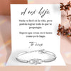 Pulsera de amor infinito - A mi hija - Moroveta