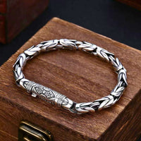 Pulsera de cadena bizantina con Vajra - Moroveta