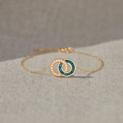 Pulsera de círculos unidos - Madre e hija - Moroveta