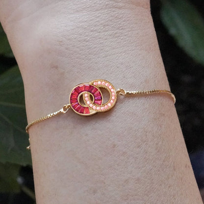 Pulsera de círculos unidos - Madre e hija - Moroveta