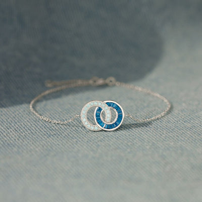 Pulsera de círculos unidos - Madre e hija - Moroveta