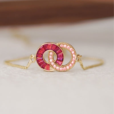 Pulsera de círculos unidos - Madre e hija - Moroveta