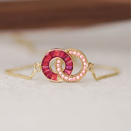 Pulsera de círculos unidos - Madre e hija - Moroveta