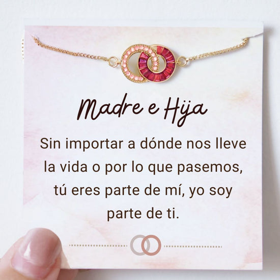 Pulsera de círculos unidos - Madre e hija - Moroveta