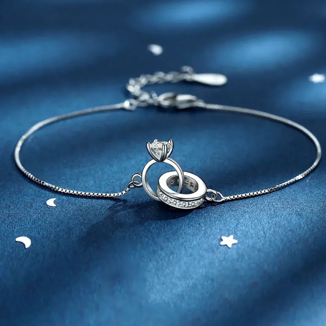 Pulsera de compromiso de anillos - Moroveta