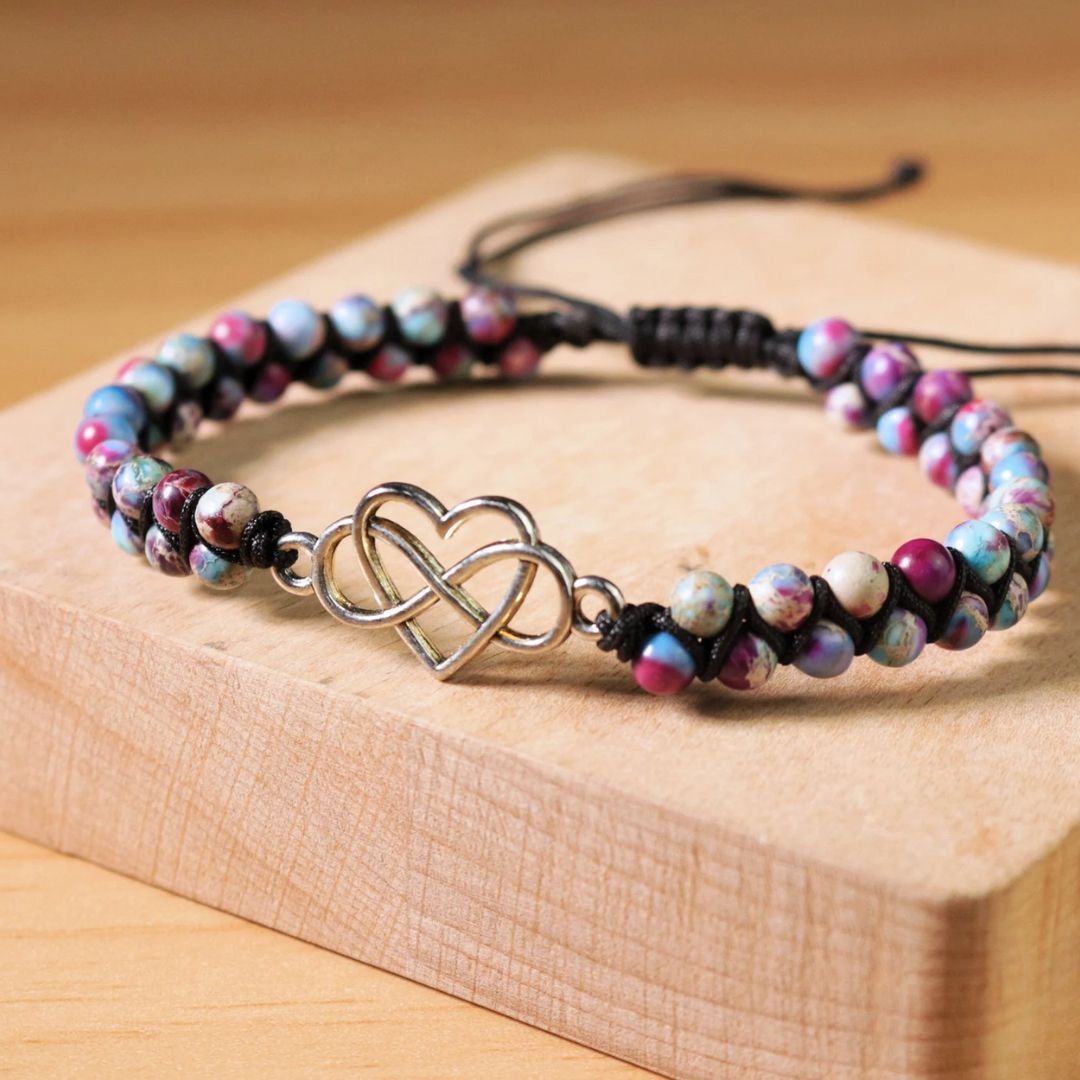 Pulsera de corazón infinito - A mi nieta - Moroveta