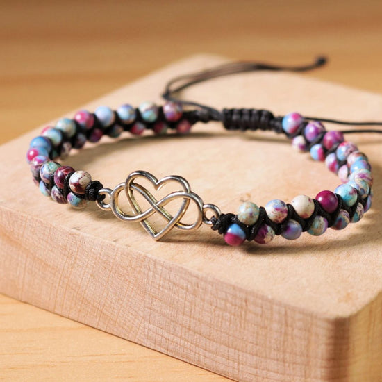 Pulsera de corazón infinito - A mi nieta - Moroveta