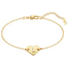Pulsera de corazón personalizada con inicial - Moroveta