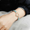 Pulsera de Corazón turquesa (Oferta 2x1) - Moroveta
