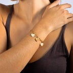 Pulsera de corazones personalizada - Moroveta
