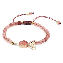 Cargar imagen en el visor de la galería, Pulsera de cuarzo rosa - Moroveta