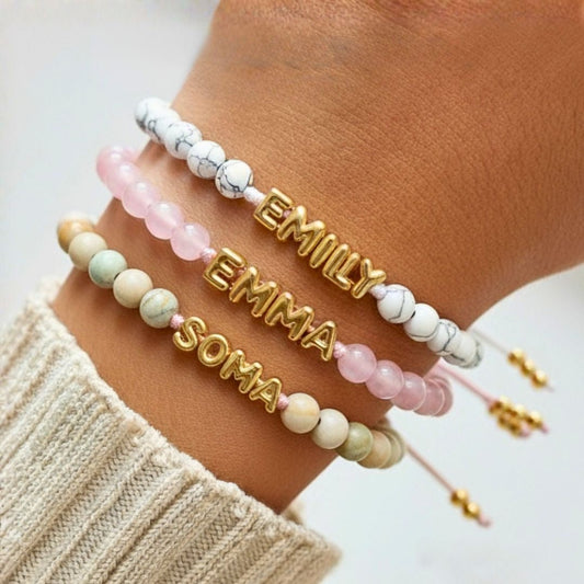 Pulsera de Cuentas con Nombre (Oferta 2x1) - Moroveta