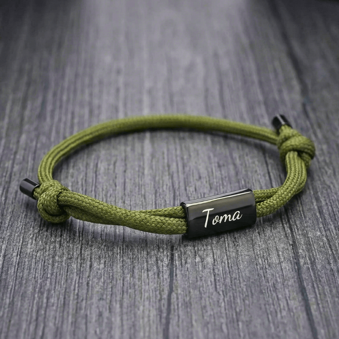 Pulsera de cuerda para hombre - Moroveta