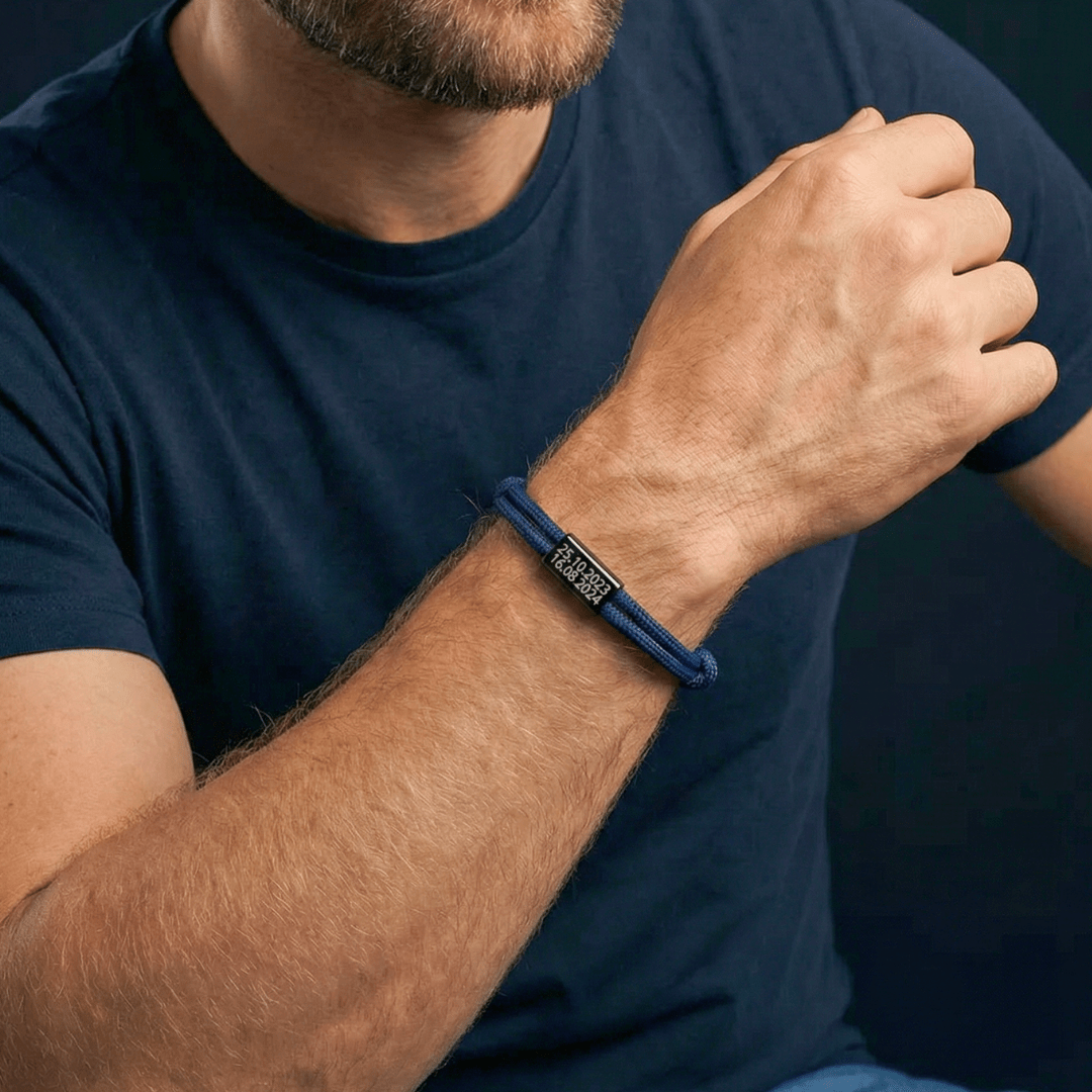 Pulsera de cuerda para hombre - Moroveta