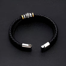 Cargar imagen en el visor de la galería, Pulsera de cuero para hombre - Moroveta