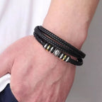 Pulsera de cuero - "Para mi hijo" - Moroveta