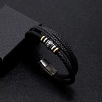 Pulsera de cuero - "Para mi hijo" - Moroveta