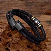 Pulsera de cuero - "Para mi hijo" - Moroveta