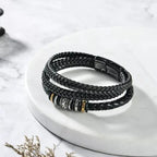 Pulsera de cuero Para mi hijo - "Te amo por siempre" - Moroveta
