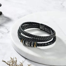Cargar imagen en el visor de la galería, Pulsera de cuero Para mi hijo - &quot;Te amo por siempre&quot; - Moroveta