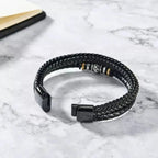 Pulsera de cuero Para mi hijo - "Te amo por siempre" - Moroveta