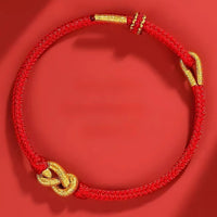 Pulsera de hilo rojo con nudo infinito - Moroveta