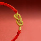 Pulsera de hilo rojo con nudo infinito - Moroveta