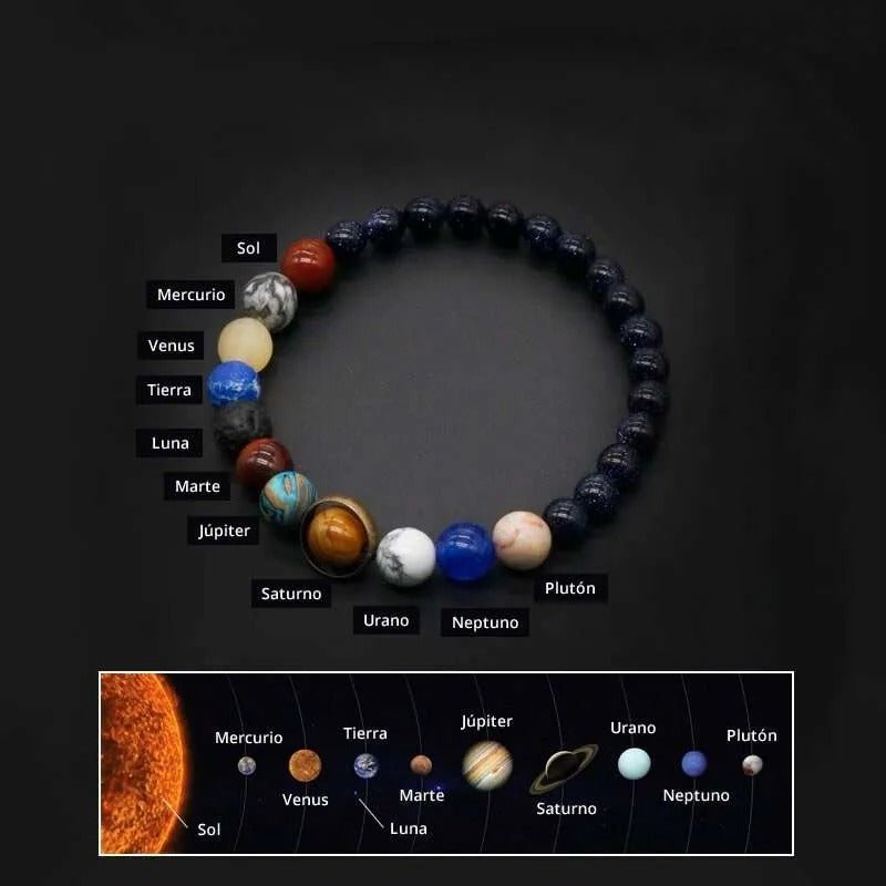 Pulsera de los planetas del Sistema Solar - Moroveta